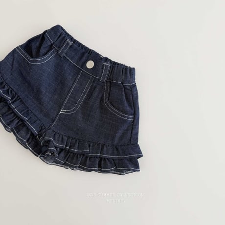 melikey/80. two two fril half pants JS-JM