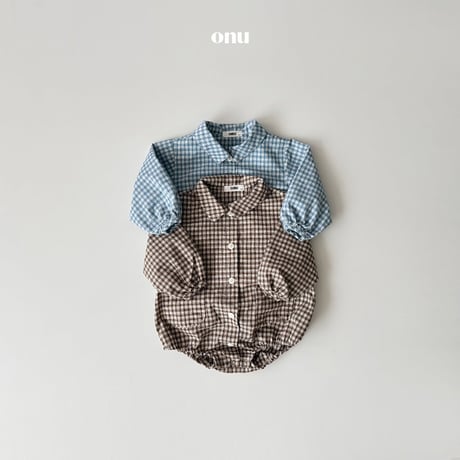 onu/53. bebe ) check suit BABY(12M)