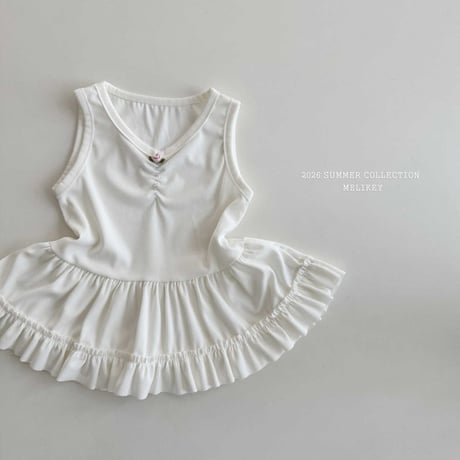 melikey/51. roze fril T sleeveless XS-XL