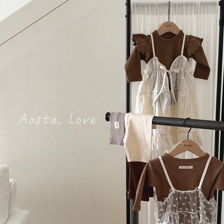 aosta/17. [Lace Ribbon Open Dress] FREE