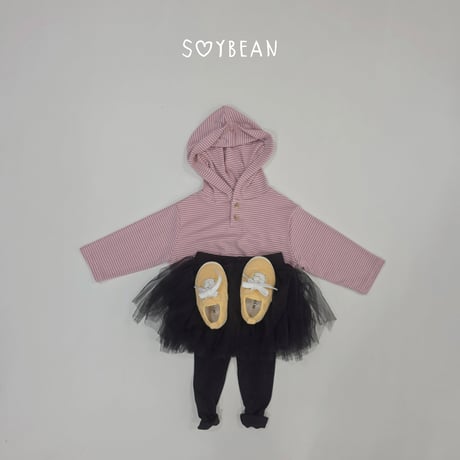 soybean/23. stripe button hoody JS-JM