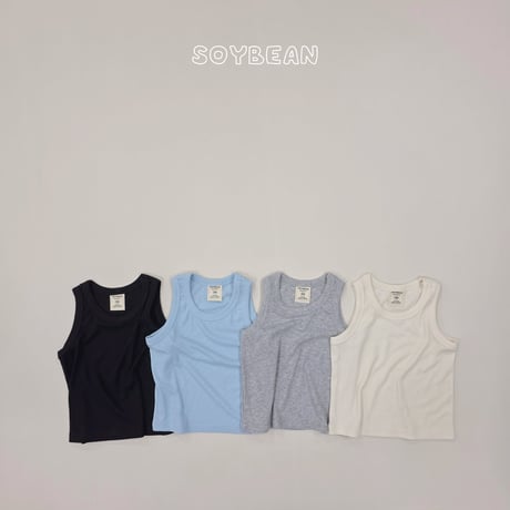 soybean/1. plan ) summer golgi sleeveless XS-XL