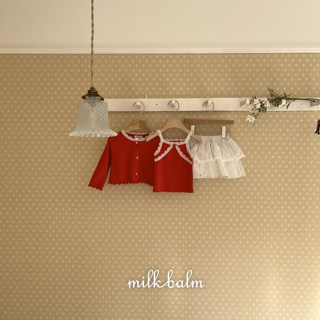 milkbalm/11. ailet sleeveless cardigan XS-XL