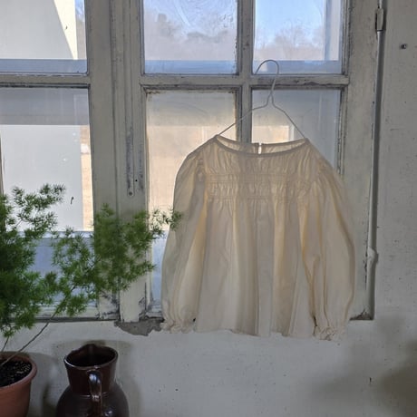 monatelier/23. shirring blouse S-2XL