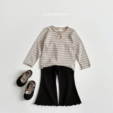 vividi/150. stripe T-shirt JS-JM