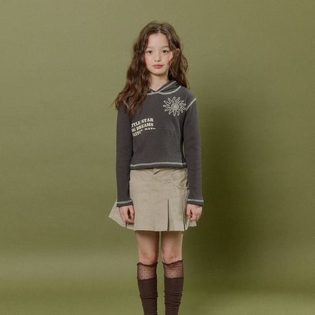 forkchips/46. little star hood T-shirt M-XL