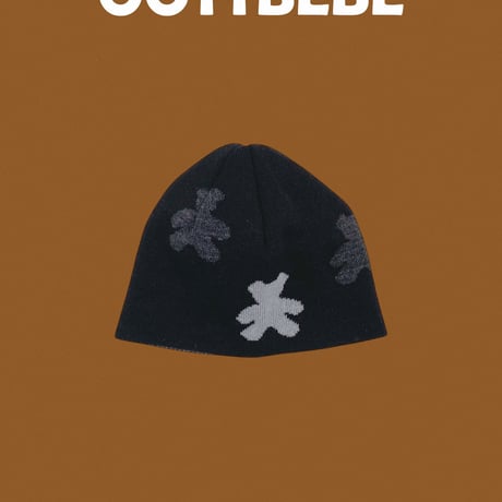 oottbebe/33. bear ( vintage beanie S(1-3Y)-M(4-6Y)