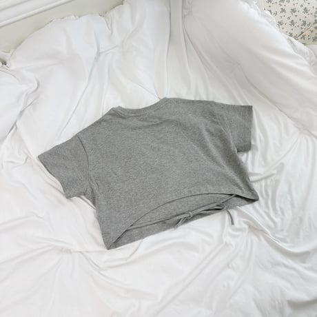 sm2/6. ribbon half crop T-shirt 9-17