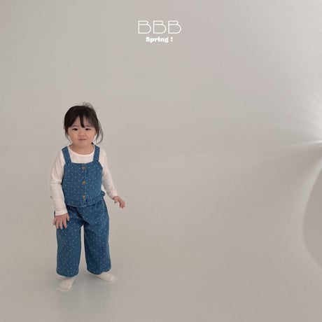 bellabambina/68. bebe heart denim set 12M-S