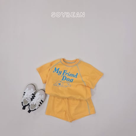 soybean/12. plan ) my Friend updown set XS-XL