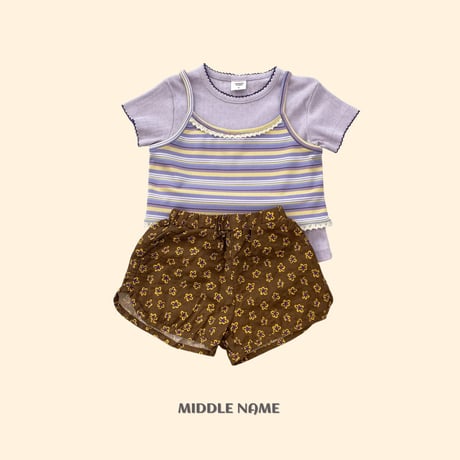 middlename/21. vintage flower digital printing pants S-XL