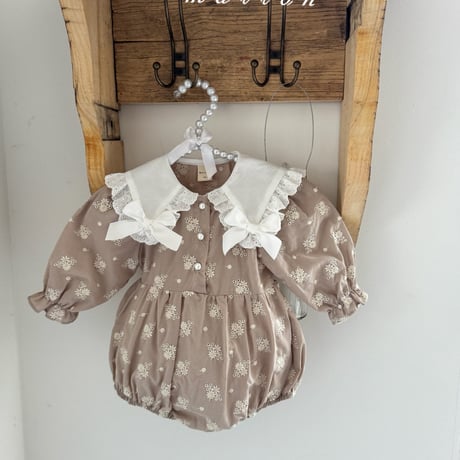 marron/14. peuty ribbon suit 6M-18M