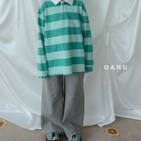 oahu/24. collar T-shirt JS-JXL