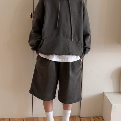 fromi/66. pigment hoody half set JS-JL