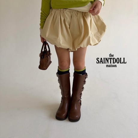 saintdoll/89. cotton bullon skirt XL-JM