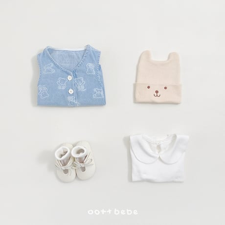 oottbebe/70. bear bebe suit S(0-6M)-M(6-12M)
