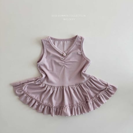melikey/51. roze fril T sleeveless XS-XL