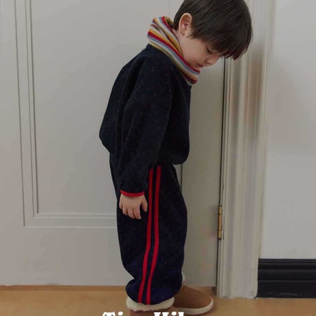 tinyhiker/18. peuty dot fleece pants XS-XL