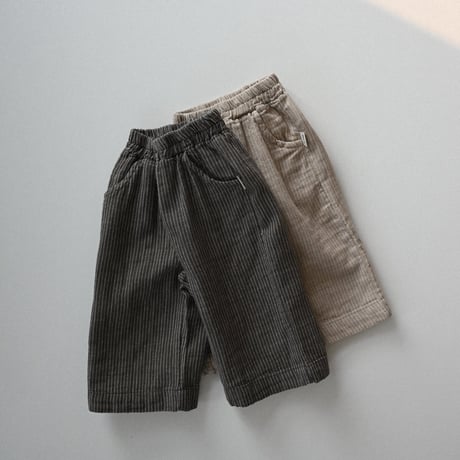 thebeige/27. Stripe wide pants XXS-L
