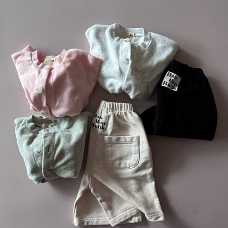 bonbonbutik/29. terry cardigan XS-XL