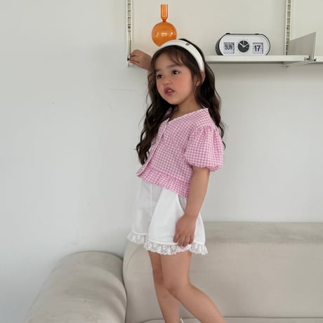 ellymolly/16. mesh fril half pants 13-15