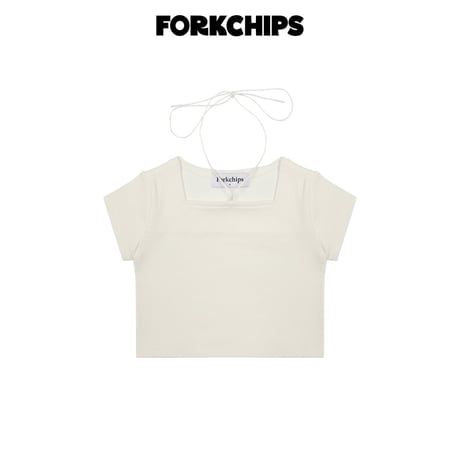 forkchips/47. edge ribbon T-shirt M-XL