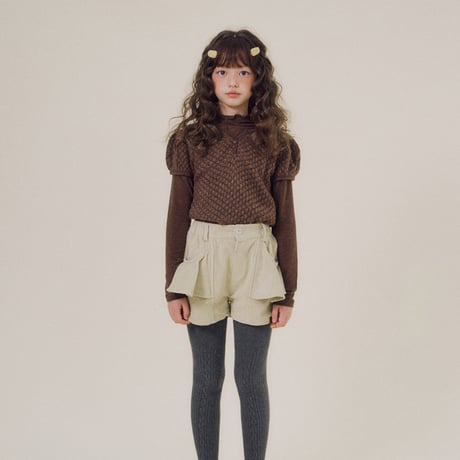 forkchips/33. bunny puff knit M-XL