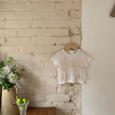 bebeholic/44. vanilla T-shirt S(3-6M)-L(12-18M)