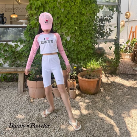 bunnypowder/267. I love rash guard  L(120-135CM)-XL(135-150CM)
