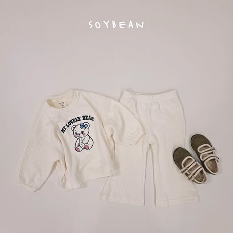 soybean/96. bear knit updown set JS-JM
