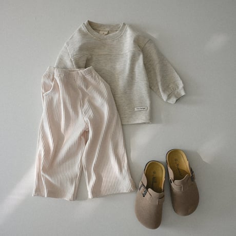 thebeige/11. Contrast long sleeve T XXS-L