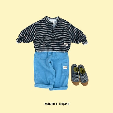 middlename/35. stripe cardigan S-XL