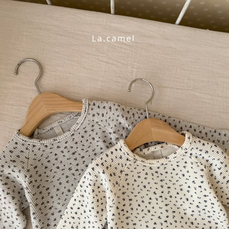 lacamel/1. eva waffle t XS-XL