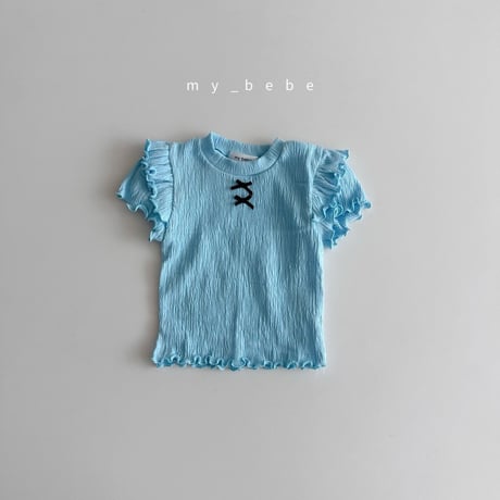 mybebe/19. double fril T-shirt XS-XL