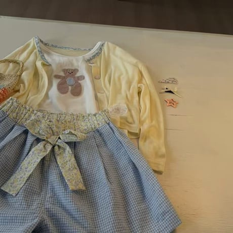 aiai/88. bear ribbon T-shirt 90-130