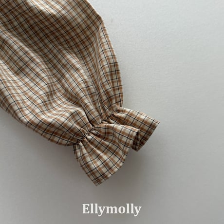 ellymolly/36. musk check blouse 5-11