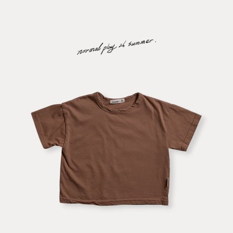 normalplay/10. bio washing half t T-shirt 12M-XL