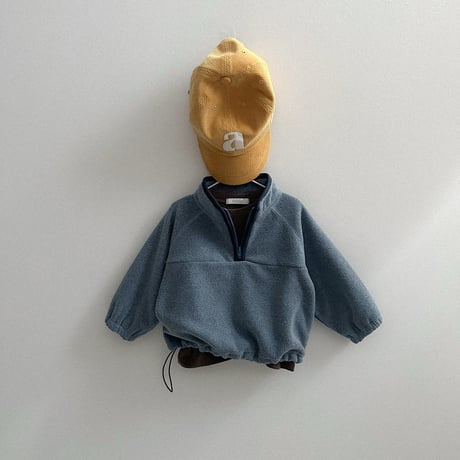 minirobe/38. Two-tone fleece half zip S-XL