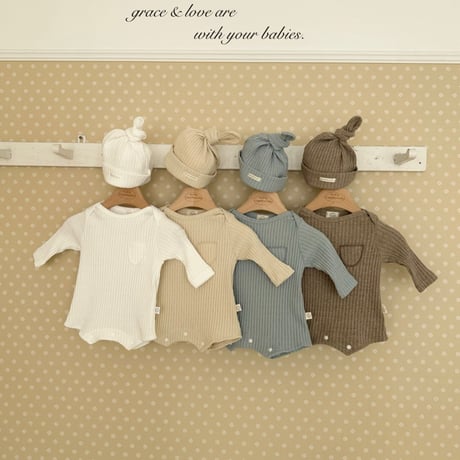 monbebe/33. leo suit ( beanie ) set NEWBORN(0-3M)-S(3-6M)