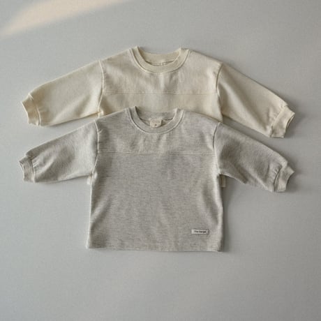 thebeige/11. Contrast long sleeve T XXS-L