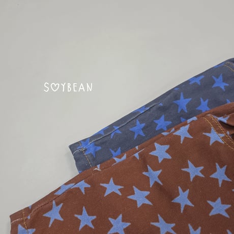 soybean/73. plan ) star bermuda pants XS-XL