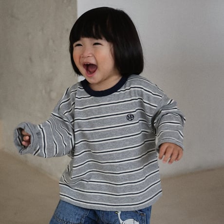 normalplay/34. day stripe T-shirt 12M-L