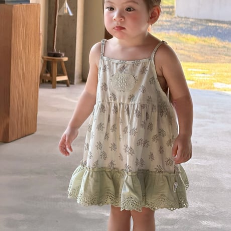 aiai/33. sei digital printing sleeveless one-piece S(6M-2Y)-XL(4-5Y)