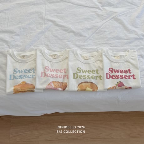 ninibello/4. dessert half t T-shirt 2XL