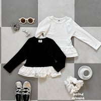 secondmoment/57. obje golgi fril T-shirt JS-JL