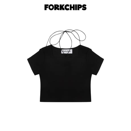 forkchips/48. edge ribbon T-shirt JS-JXL