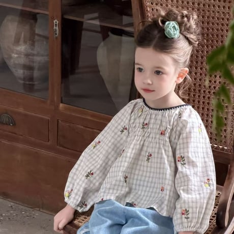 aiai/27. may embroidery blouse 90-130