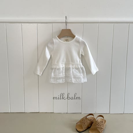 milkbalm/17. lace golgi T-shirt XS-XL
