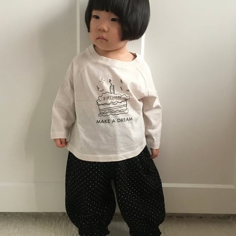 lalaland/56. b happy raglan T-shirt 6M-18M