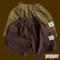 pepper/41. coco corduroy bermuda  XS-XL